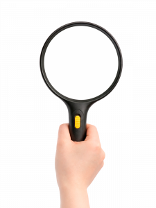 Лупа ручная увеличительная с подсветкой Орбита OT-INL25